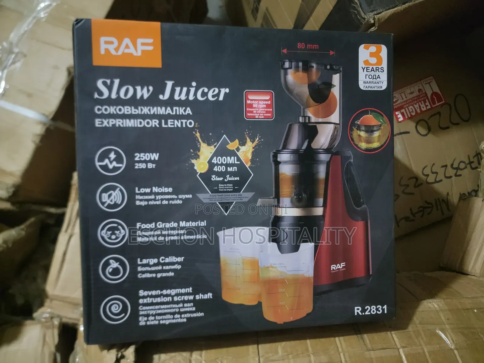 RAF Slow Juicer 250W