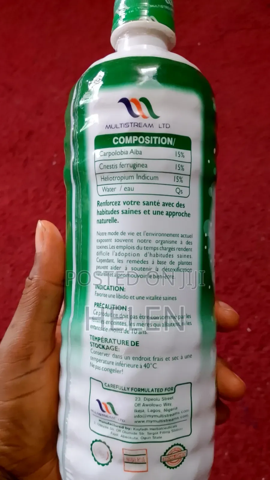 JINJA Herbal Extract (750ml)
