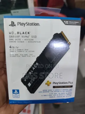 WD Black SN850P NVME SSD 4tb With Heatsink Internal Game for PS5
