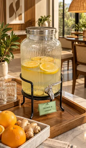 5.5L Glass Juice Dispenser