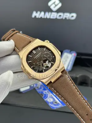 Hanboro Quality Luxury Men Automatic Engine Wristwatch