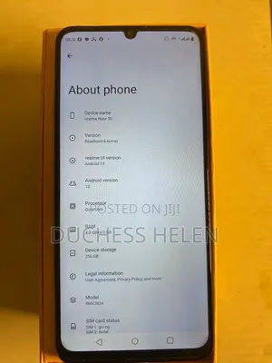 Realme Note 50 256 GB Black
