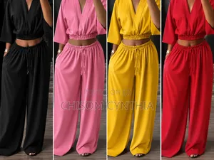 Wide Leg Two Piece Pant and Short
