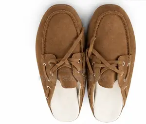 Premium Brown Suede Penny Loafers – Classic Slip-on Shoes