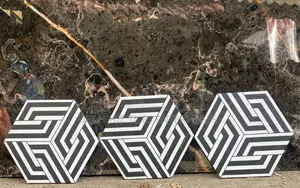 Hexagon Tiles (Llama Flower Tiles)