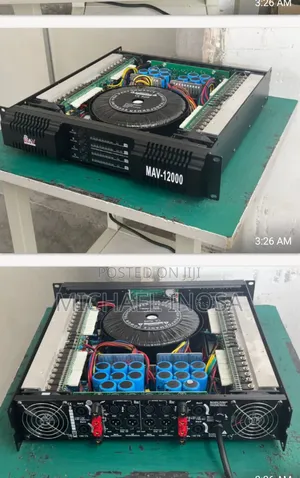 Makzeal Audio Mav 12000 4 Channel Amplifer