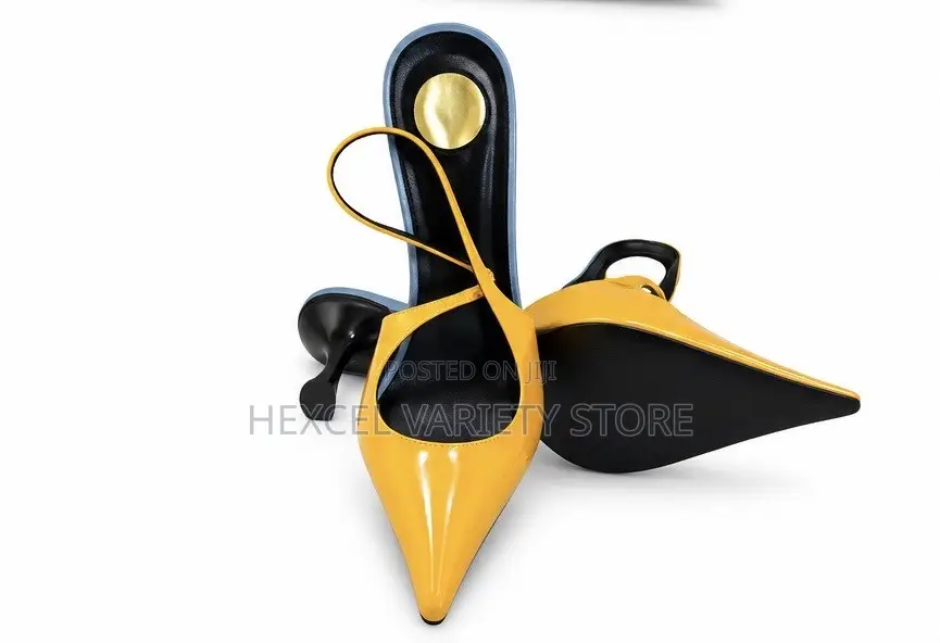 Elegant Ladies Pointed-Toe Slingback Heels