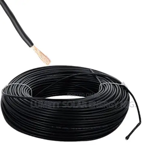 4mm 2Core PV Solar DC Cable 100 Metre Roll Black