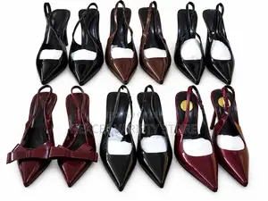 Elegant Ladies Pointed-Toe Slingback Heels