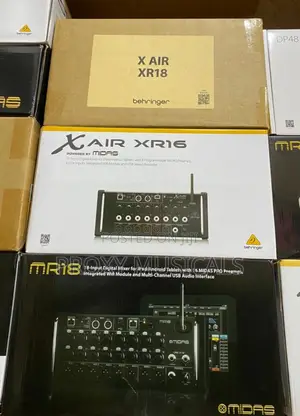 Behringer Midas Air Series Digital Wireless Mixers (Mr18/Xr18/Xr16)