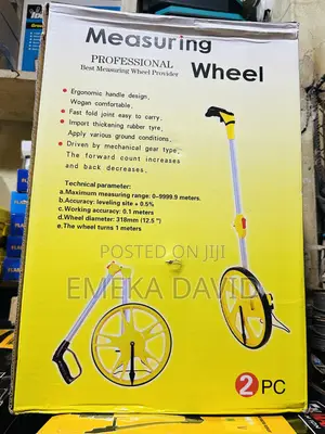 Distance Measuring -Wheel Analog Folding Roller