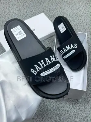 Men’s Black Casual Slides