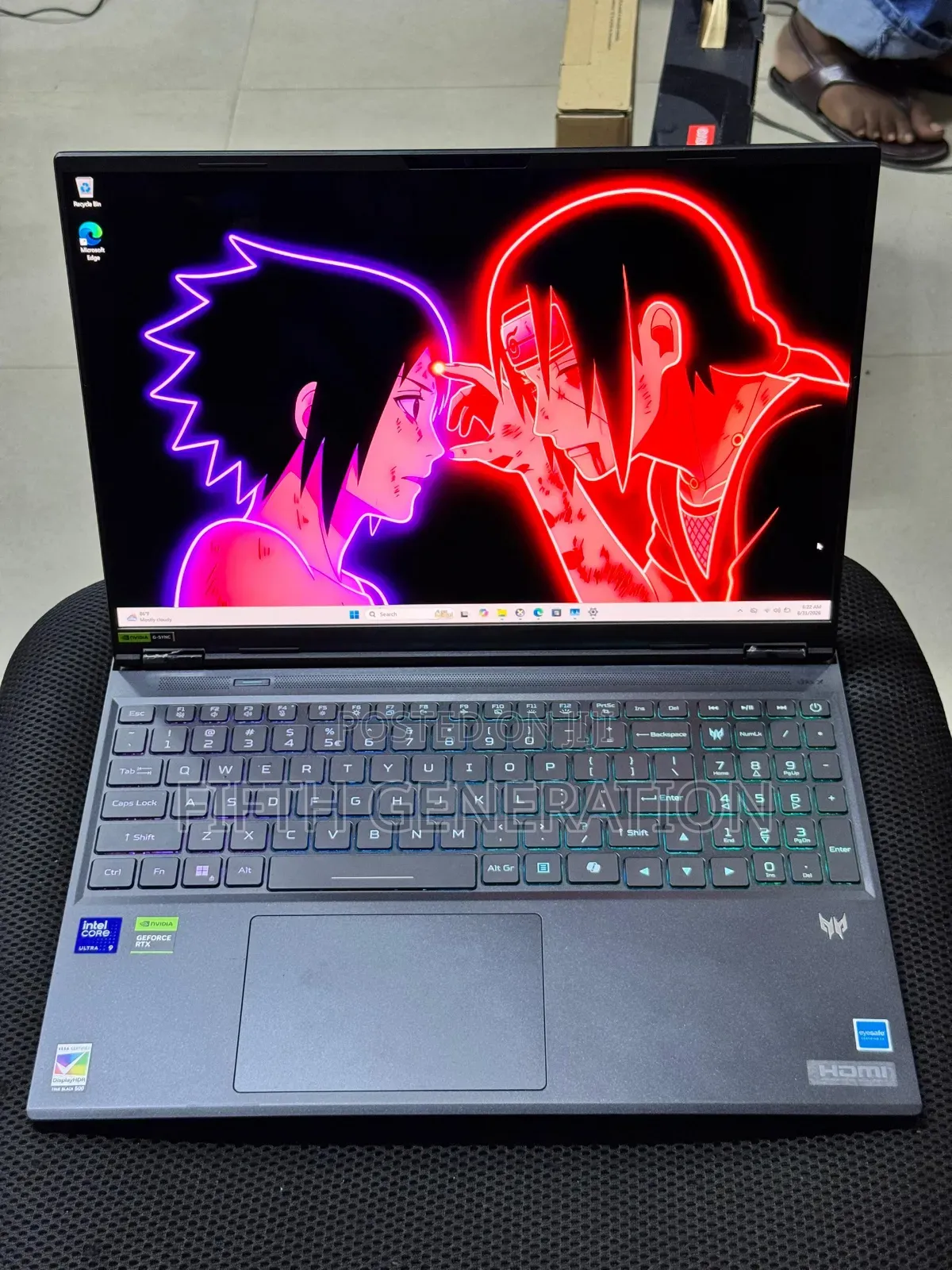 Laptop Acer Predator Helios Neo 16 AI 32GB Intel Core Ultra 9 SSD 1T