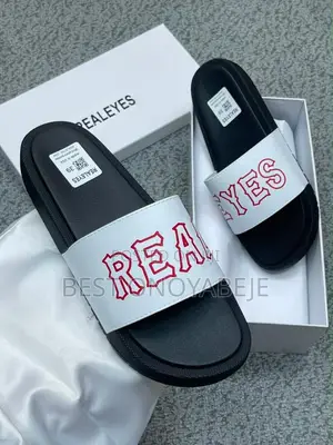Men’s Black Casual Slides