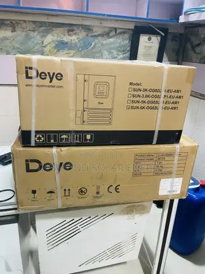5KWH Deye Lithium Batteries and 6kva Deye Hybrid Inverter Available
