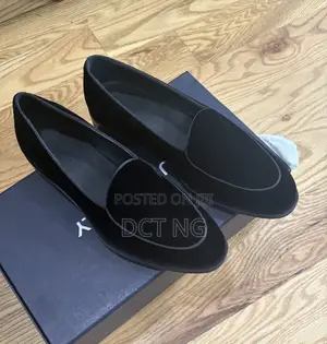 Suitsupply Black Tuxedo Slip-on Velvet Loafer Men's 41