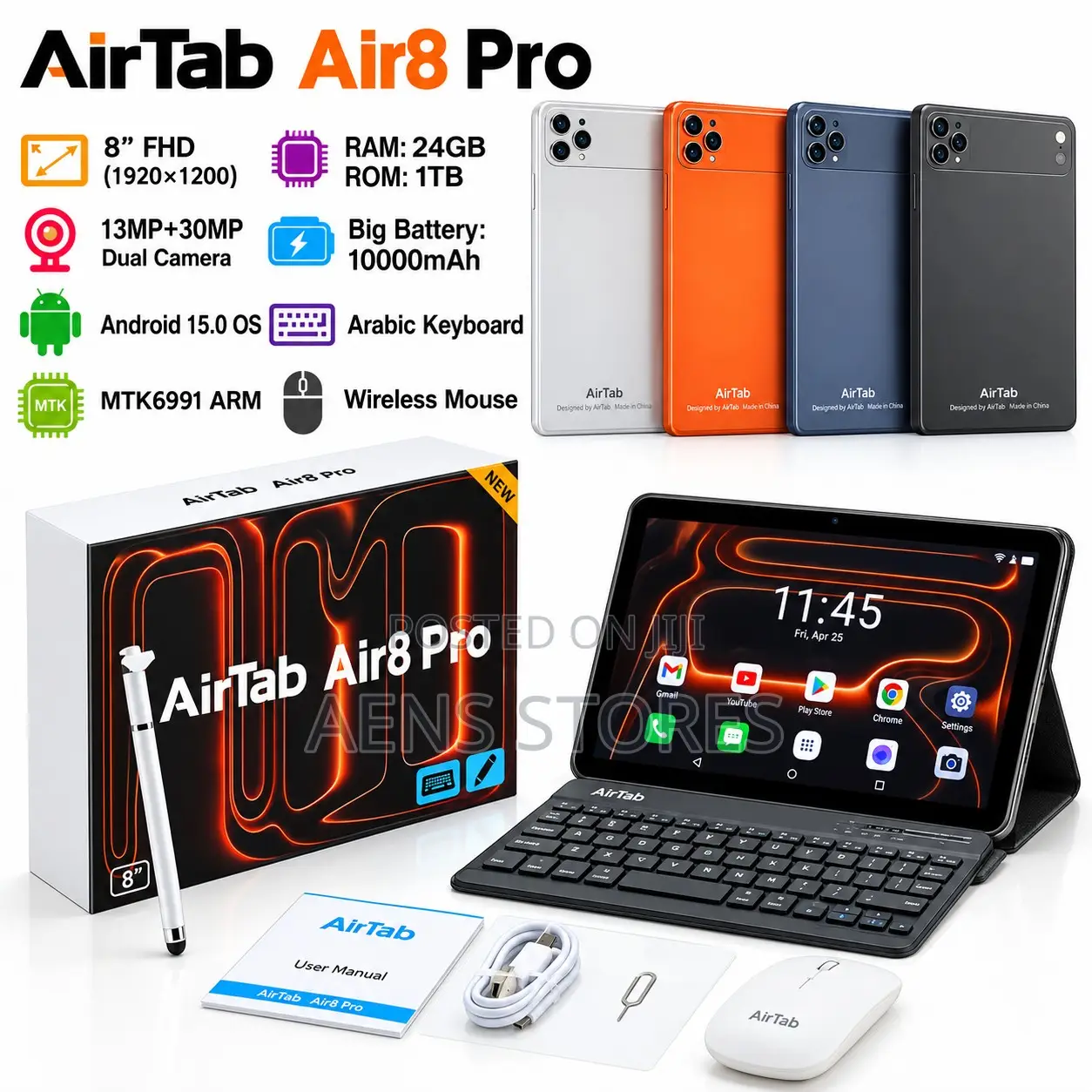 New AirTab Air8 Pro 1 TB Black