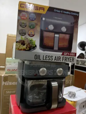 Qasa 6L Air Fryer With Cycled Heating Flow