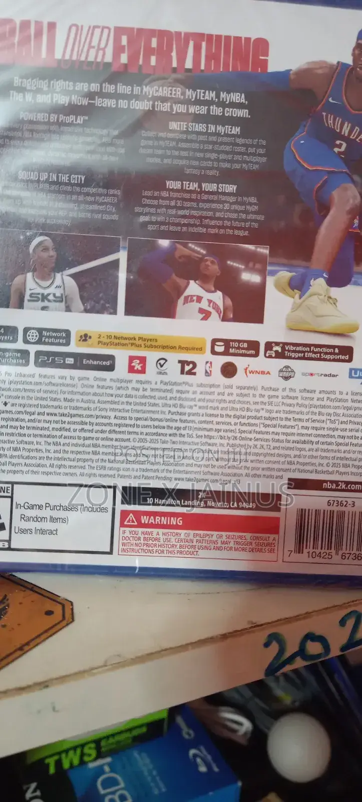 Nba 2k26 Ps5 Game Disc