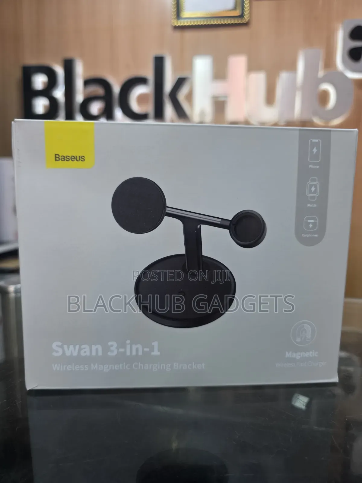 Baseus Swan 3 in 1 Wireless Magnetic Charging Bracket