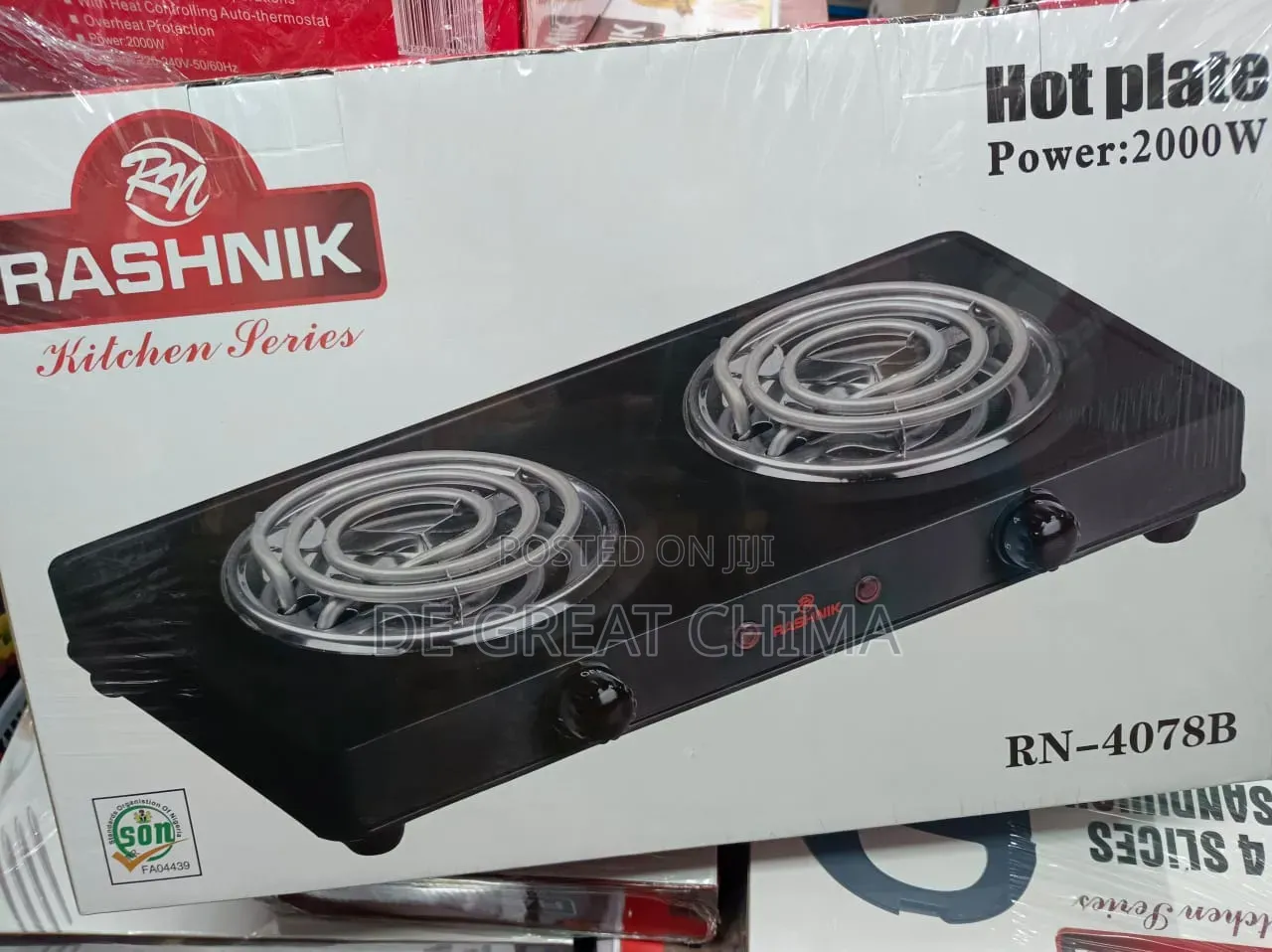 Raskinik Hot Plate With Ring