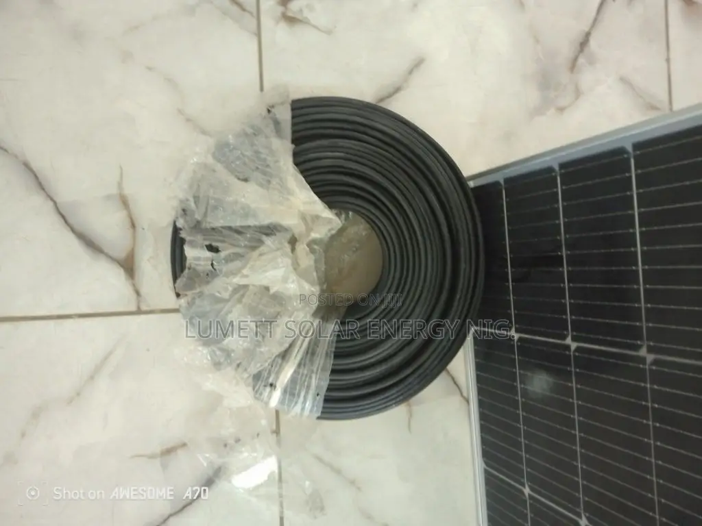 Galaxy 4mm Twin Core PV Solar Cable 100M Black