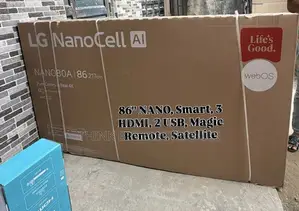 LG 86" NanoCell AI Real Smart TV (NANO80A Series) – Brand New