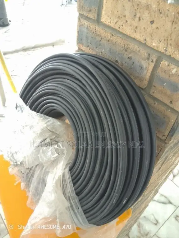 Galaxy Solar Cable 2Core 4mm 100 Metres Black