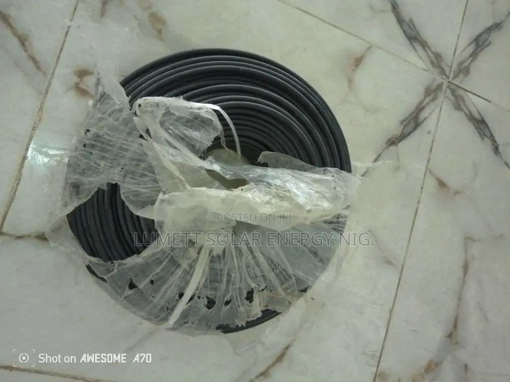Galaxy 4mm2 Twin Core Solar Cable 100M Roll Black