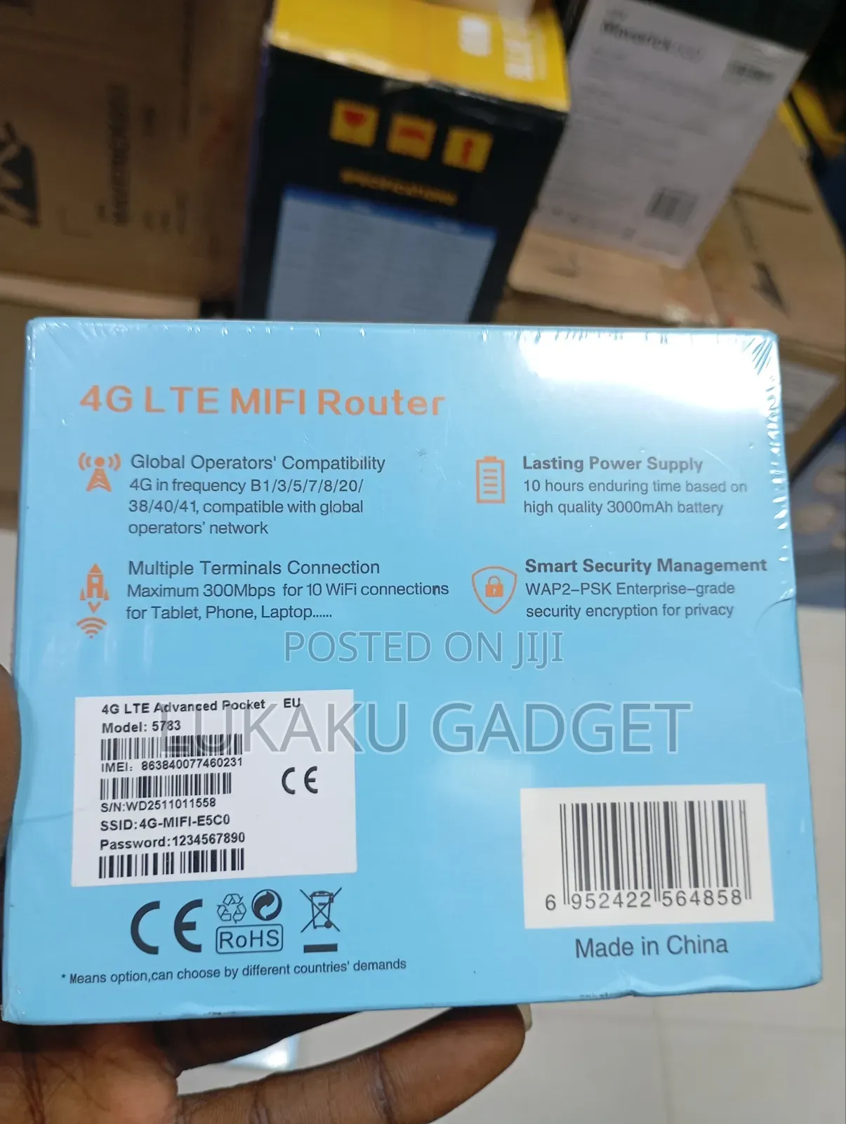 5g Lte- Advanced Mobile Wifi Hotspot Plus