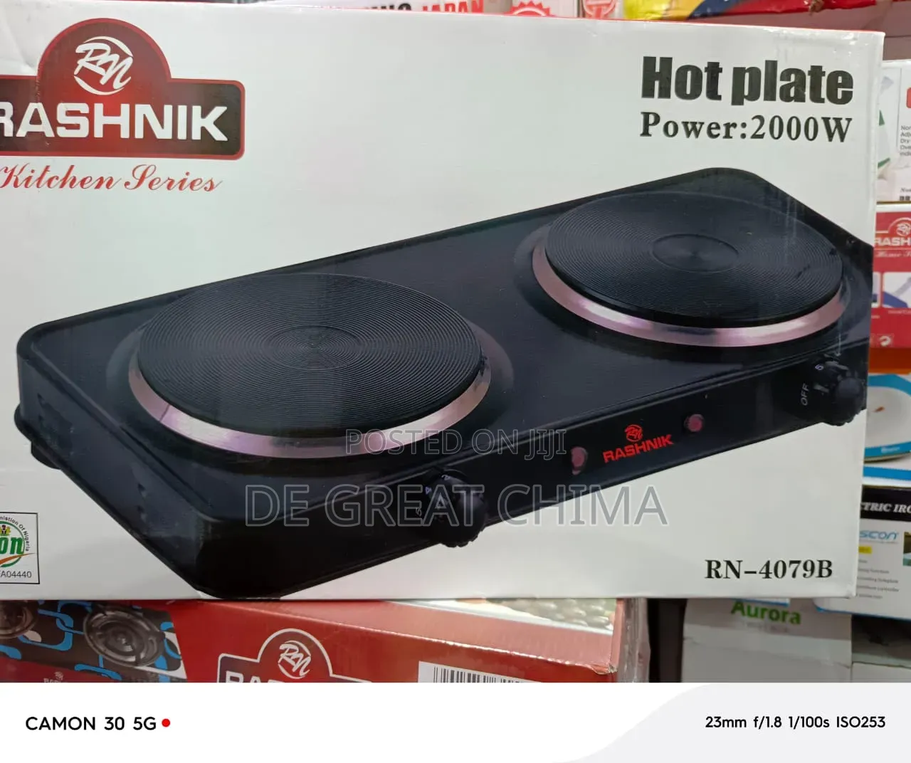 Rashnik Hot Plate Double Face