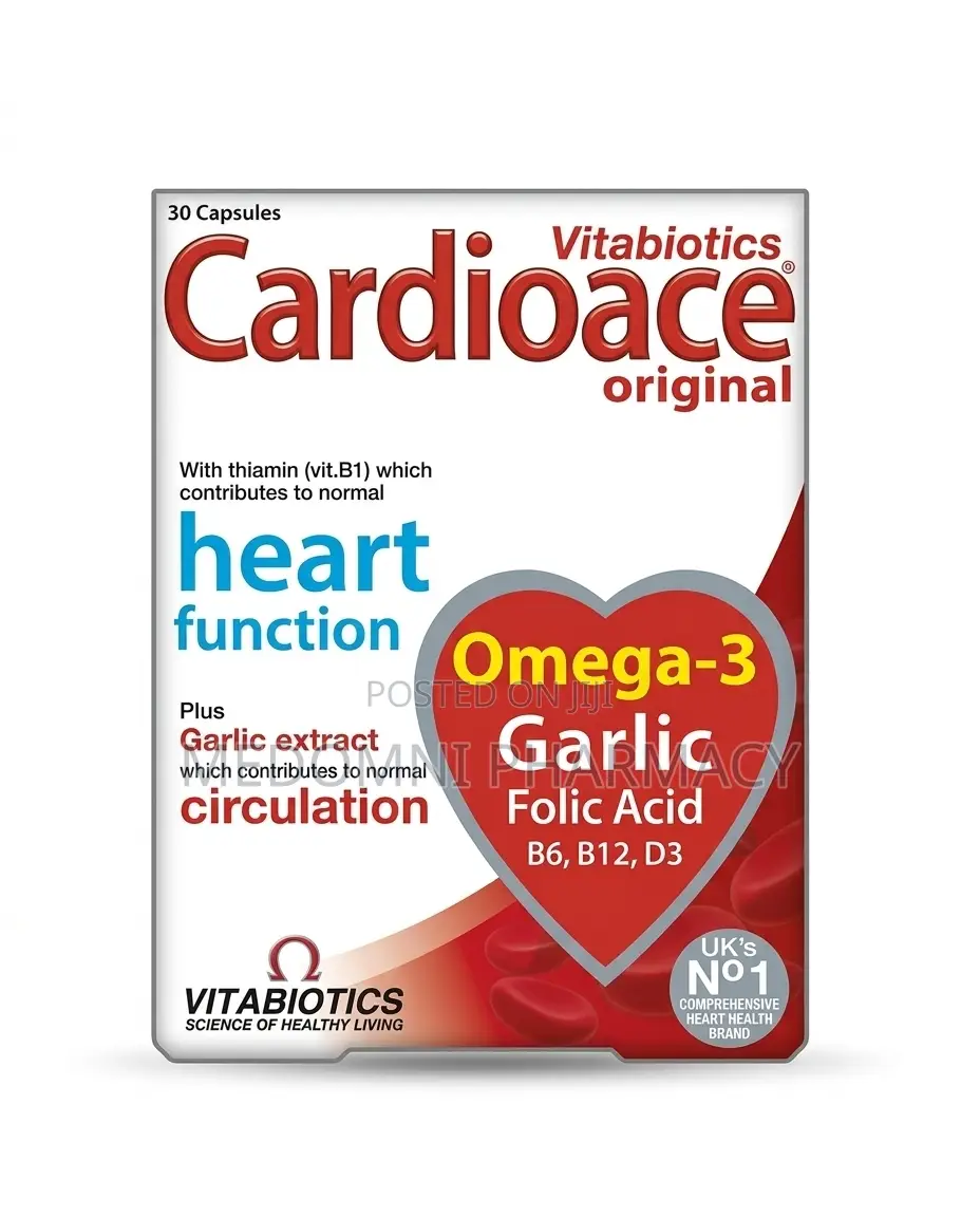 Vitabiotics Cardioace Original – 30 Capsules