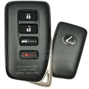 Lexus 4-Button Smart Key Fob Remote Shell