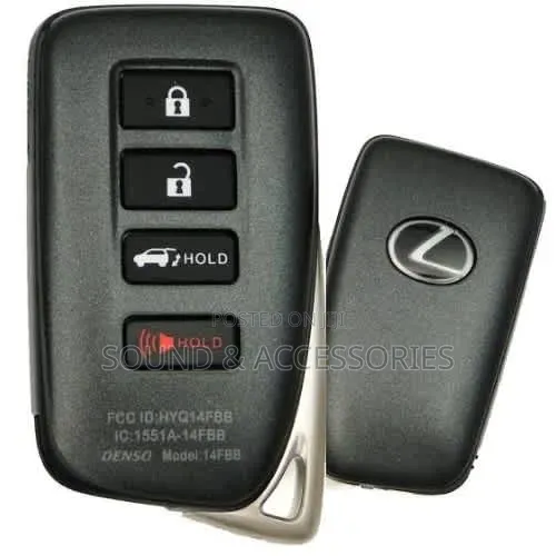Lexus 4-Button Smart Key Fob Remote Shell