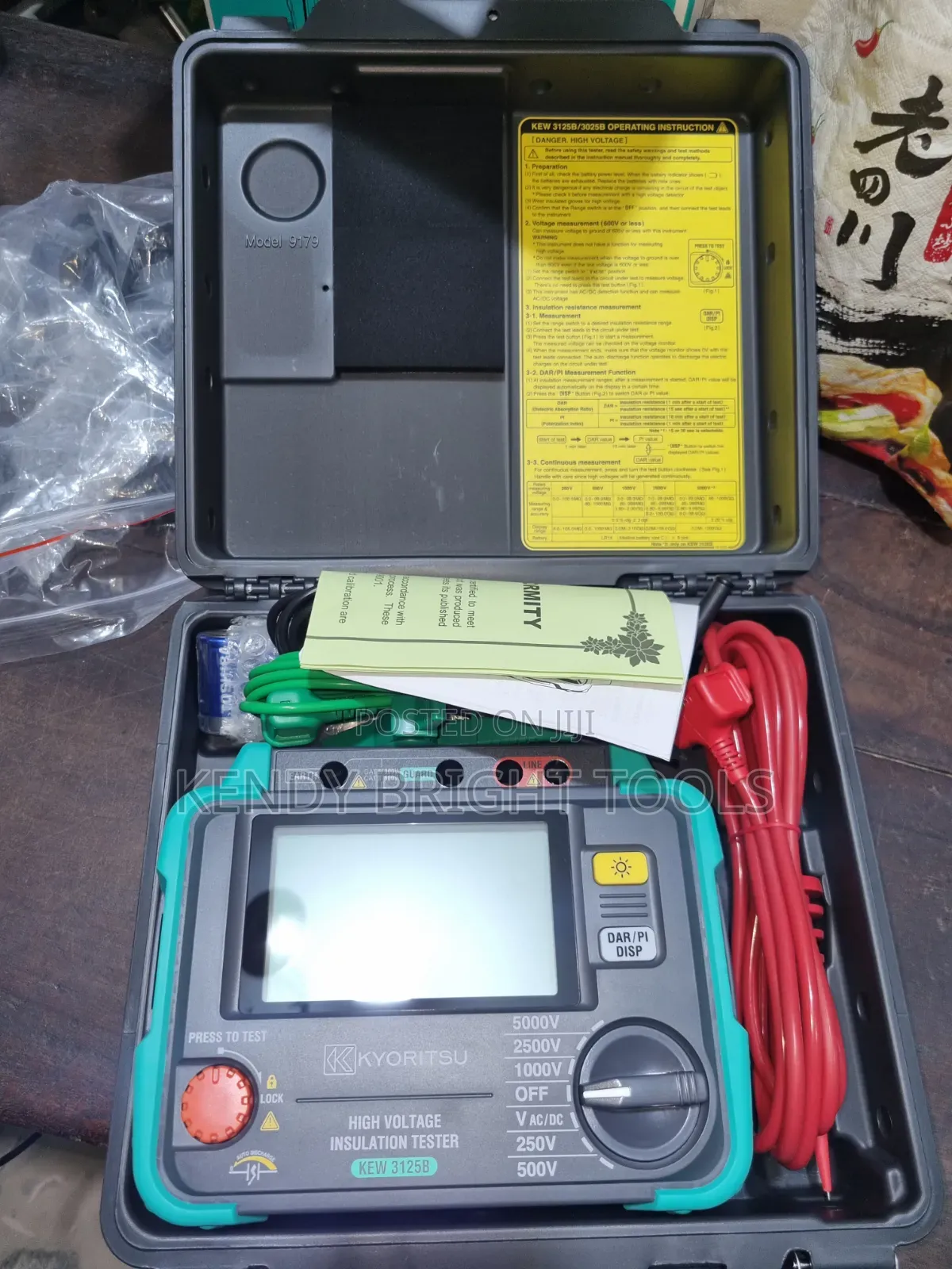 Insulation Tester Kyoritsu 5kv