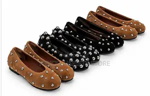 Ladies Studded Ballet Flat Shoes – Stylish Casual Flats