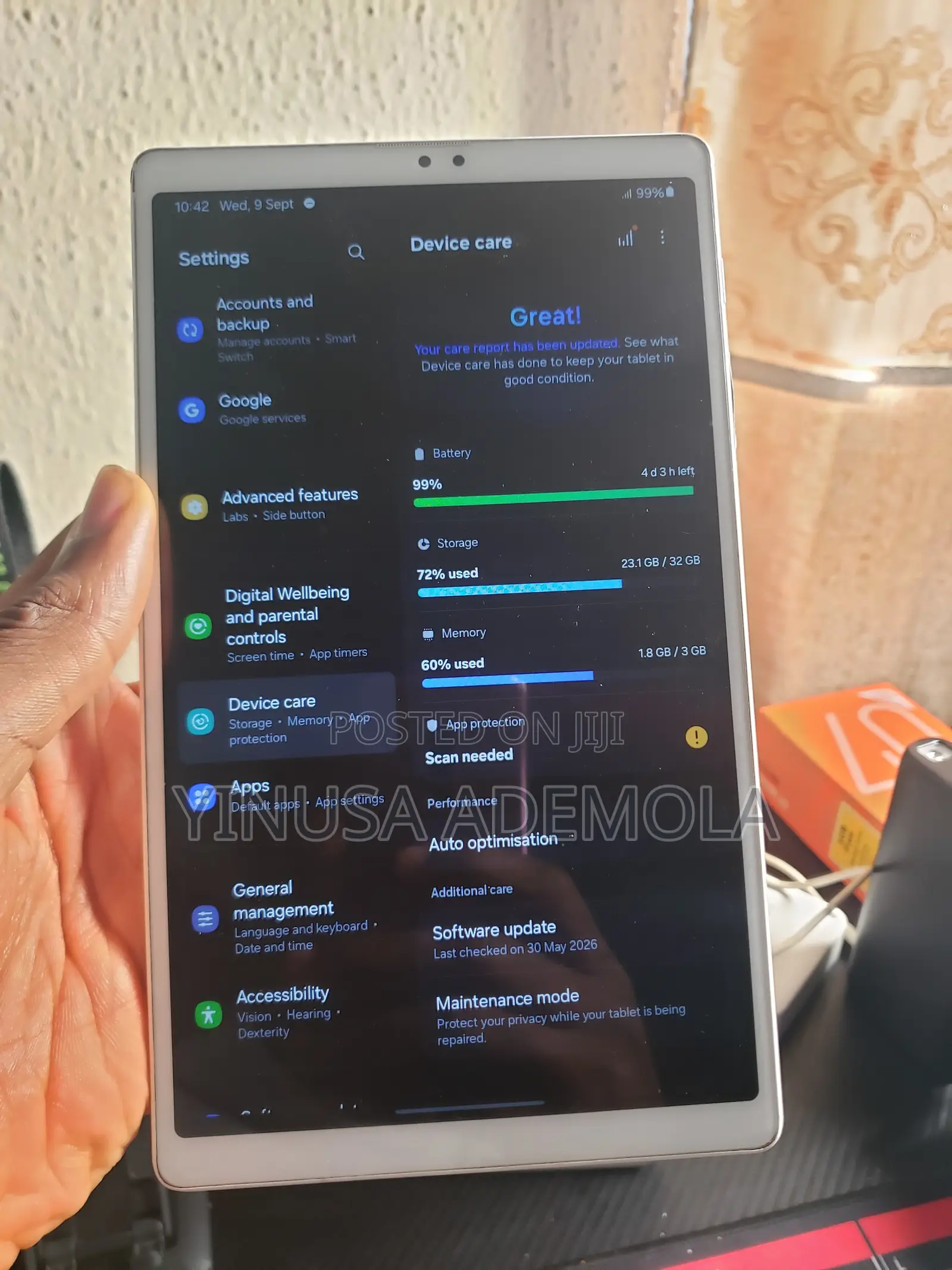 Samsung Galaxy Tab A7 Lite 32 GB Silver