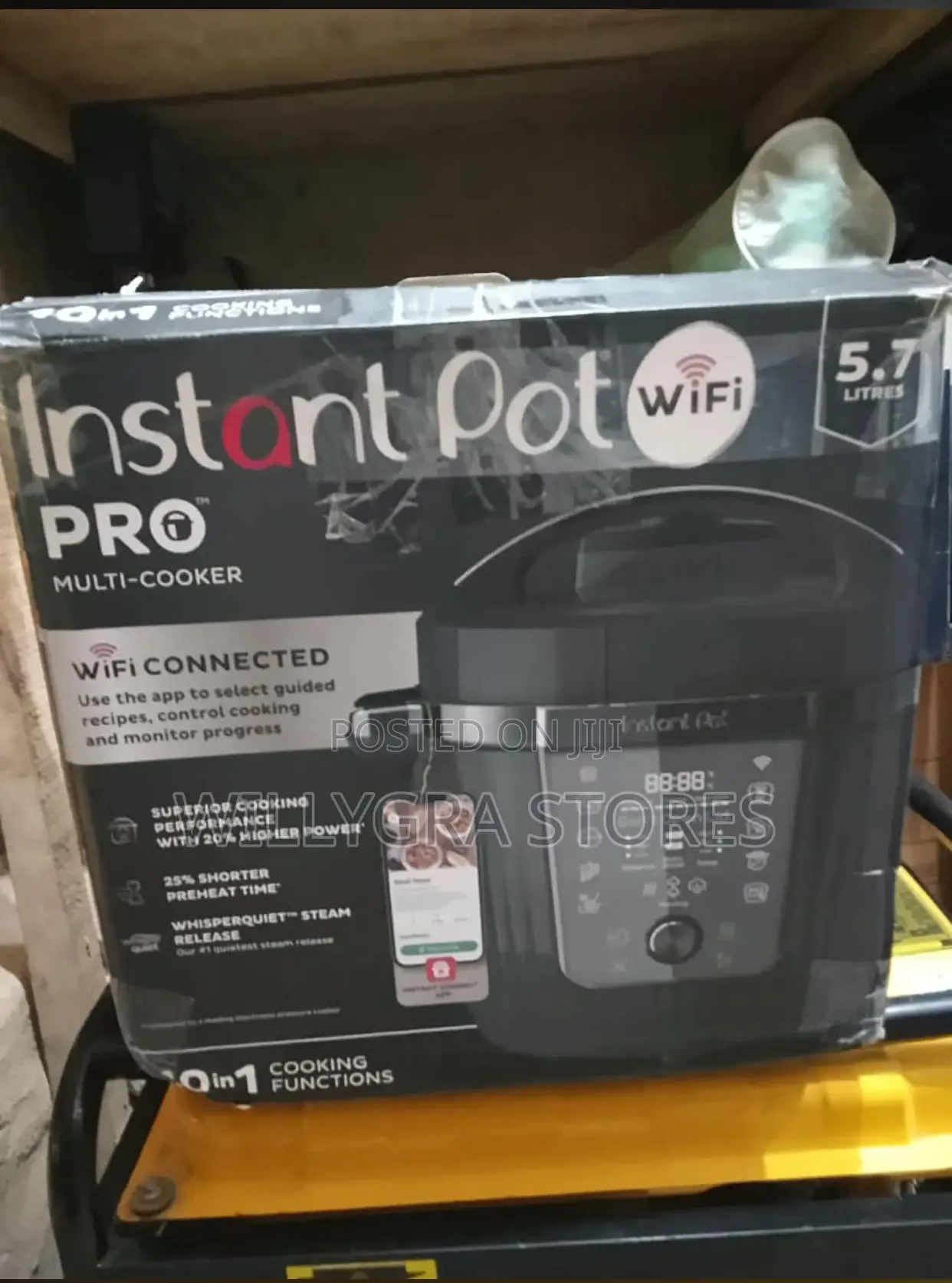 Instant Pot
Pro Wi-Fi Enabled Multi Cooker, 5.7L, Grey