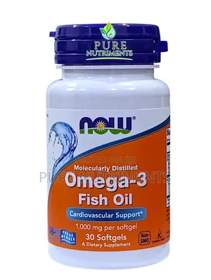 NOW Foods Omega3 Fish Oil 1000mg 30Softgels_Heart Brain Joint Health