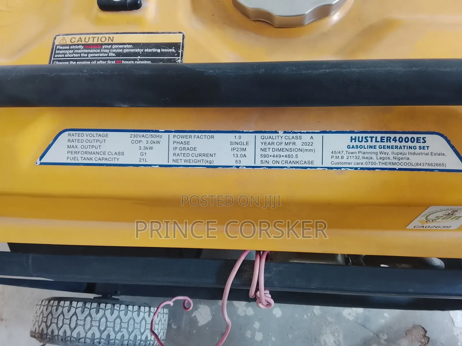 3.75KVA Generator