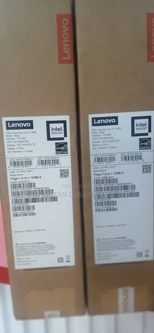 New Laptop Lenovo Yoga 7 15ITL5 16GB Intel Core Ultra 7 SSD 1T