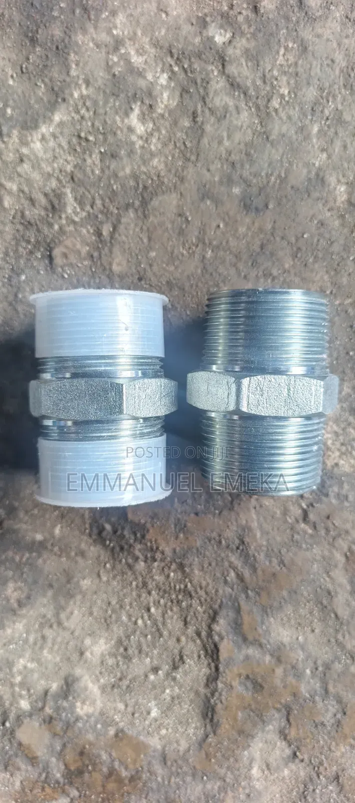 11⁄4" Steel Hex Nipples