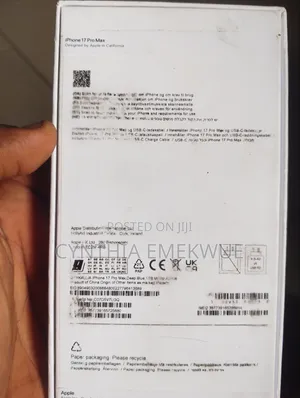 New Apple iPhone 17 Pro Max 1 TB Blue