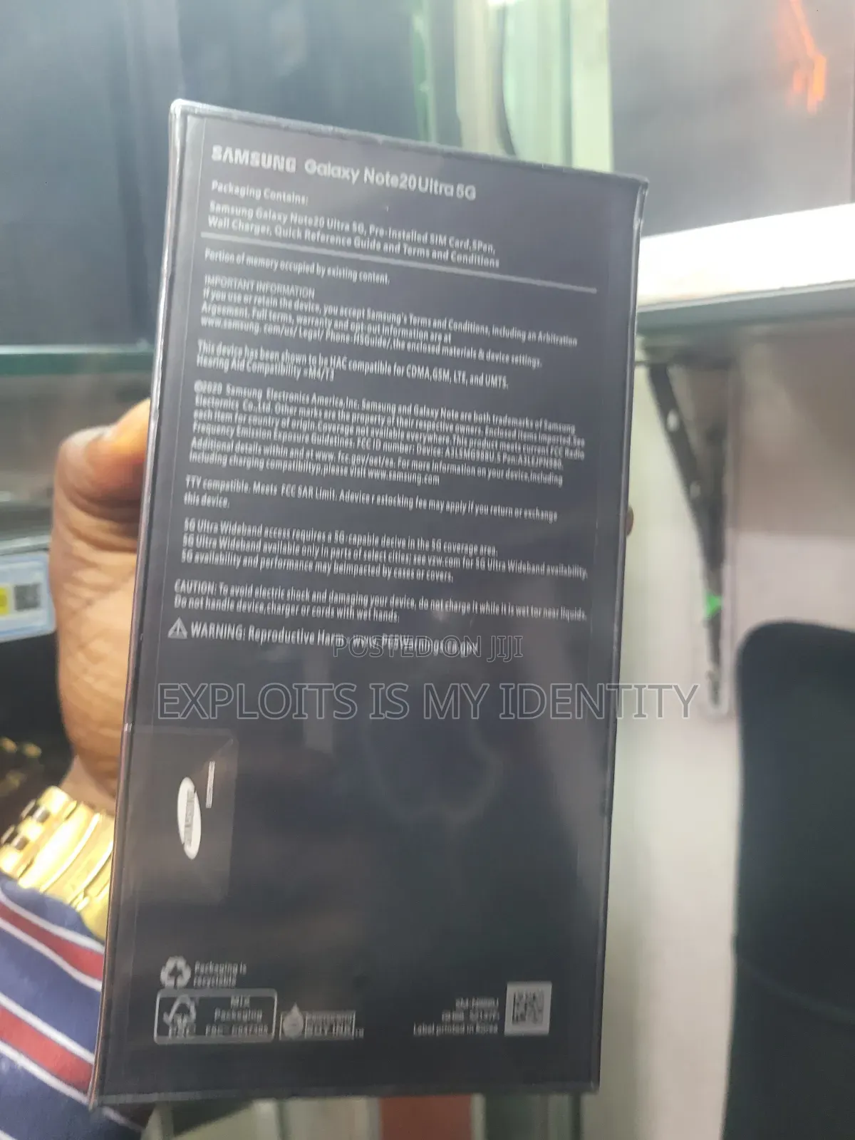New Samsung Galaxy Note 20 Ultra 256 GB Black