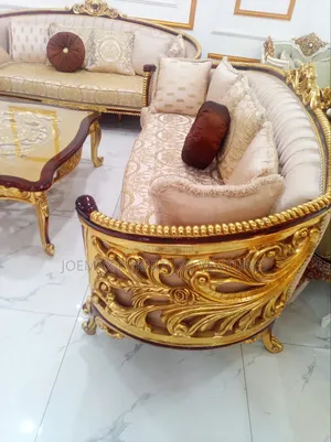 Quality 8 Seater Living Room Fabric Made Sofa Chair.