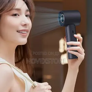 High-Speed Handheld Mini Turbo Fan (199 Speed Control + LED Display)
