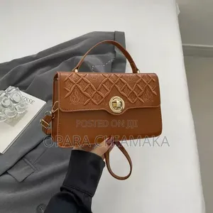 Luxury Embossed Top- Handle Handbag