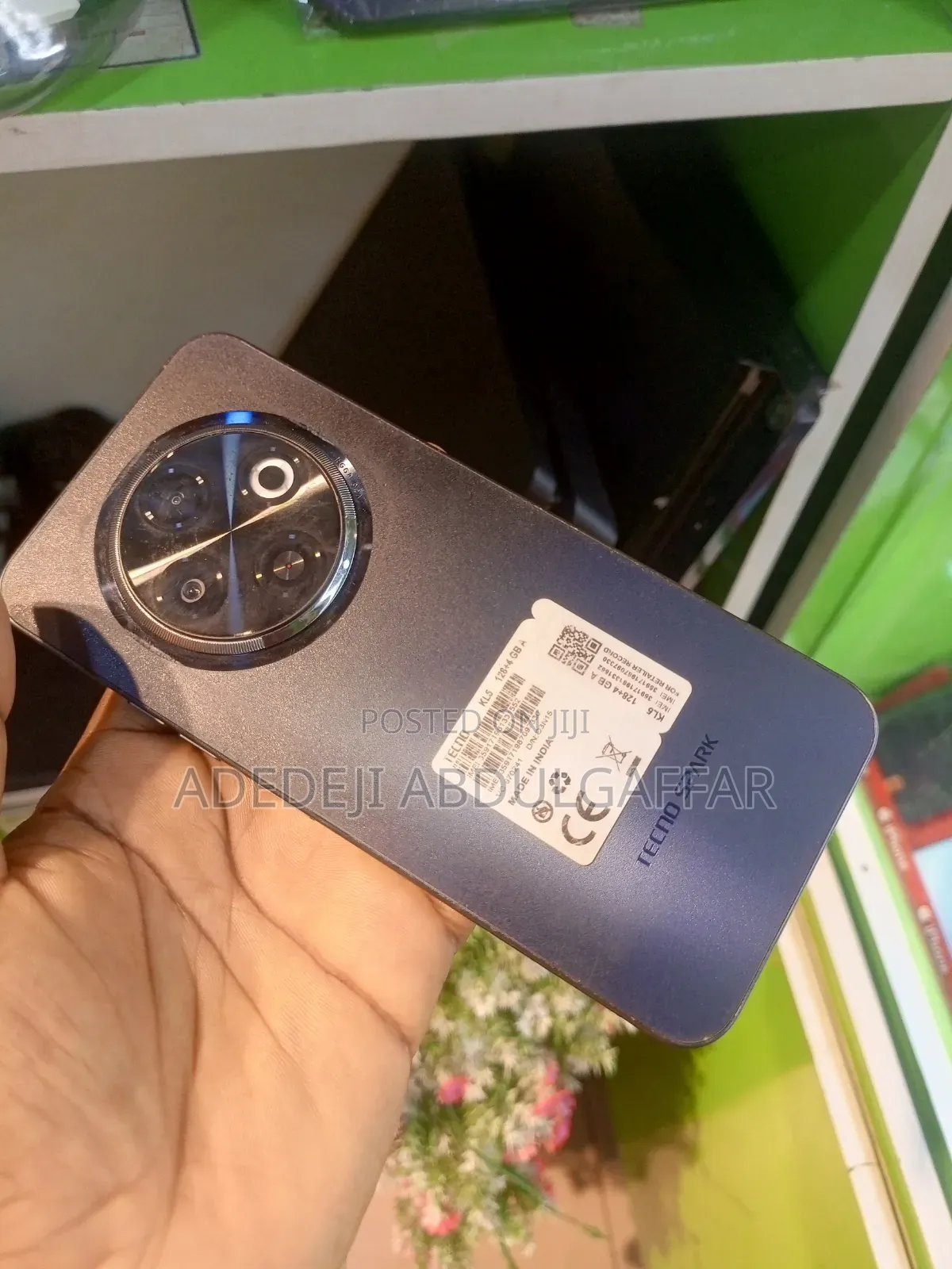 Tecno Spark 30C 128 GB Black