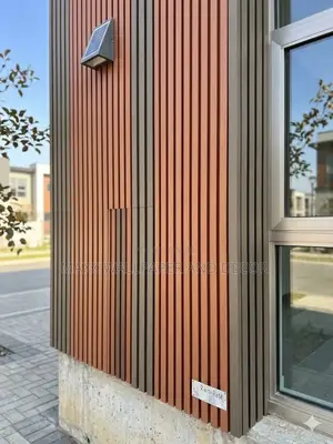 Exterior Wall Decoration Panels | Modern Slat Wall Cladding