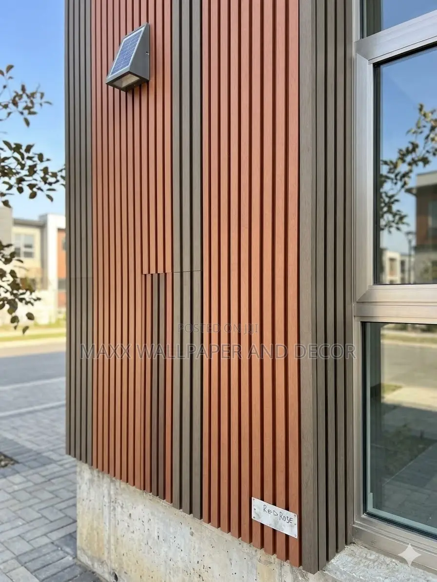 Exterior Wall Decoration Panels | Modern Slat Wall Cladding
